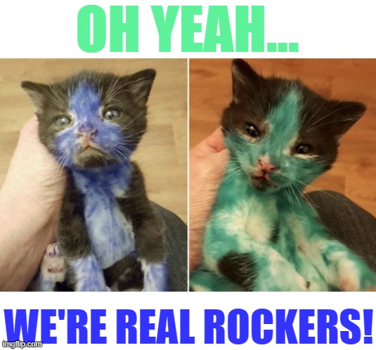 OH YEAH... WE'RE REAL ROCKERS! | made w/ Imgflip meme maker