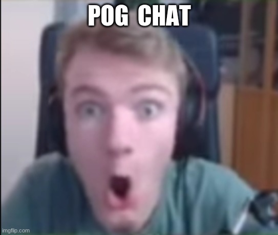 tommy innit pog | POG  CHAT | image tagged in tommy innit pog | made w/ Imgflip meme maker