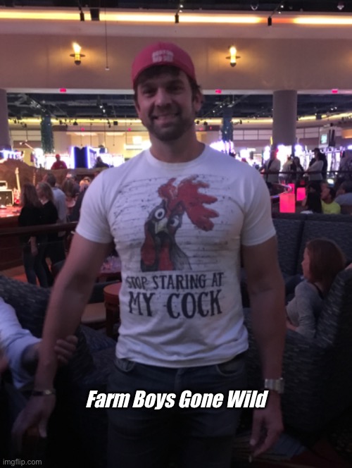 People watching | Farm Boys Gone Wild | image tagged in memes,funny | made w/ Imgflip meme maker