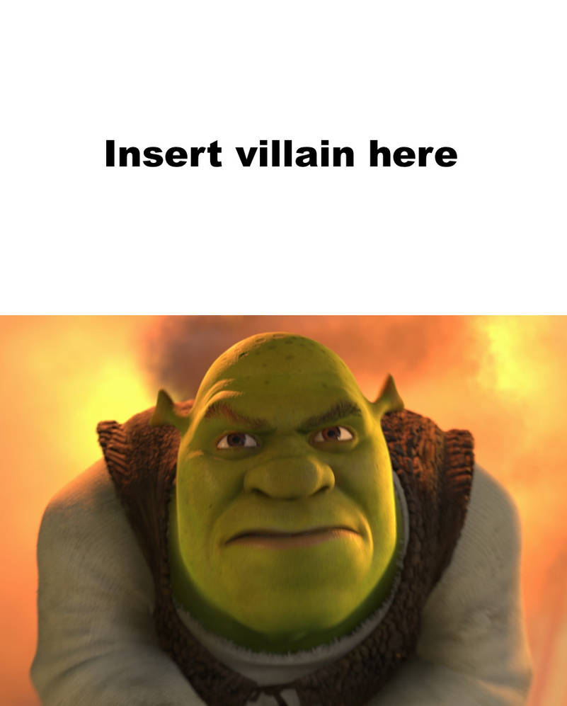 High Quality Shrek vs blank Blank Meme Template
