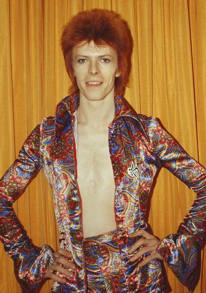 David Bowie hands on hips Blank Meme Template