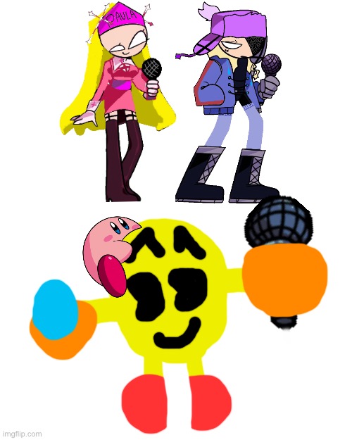 Me, Bryce & Paula as fnf characters be like | image tagged in memes,blank transparent square | made w/ Imgflip meme maker