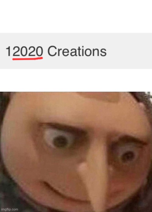 Oh no, the cursed year | image tagged in gru meme | made w/ Imgflip meme maker