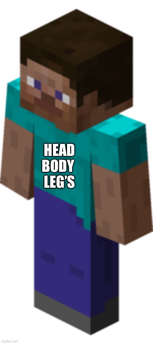 Minecraft steve | HEAD















































BODY 





LEG’S | image tagged in minecraft steve | made w/ Imgflip meme maker