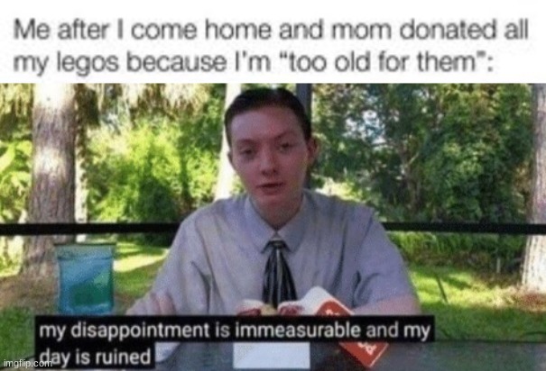 . | image tagged in my dissapointment is immeasurable and my day is ruined | made w/ Imgflip meme maker