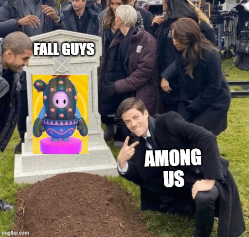 true tho | FALL GUYS; AMONG US | image tagged in among us,fall guys | made w/ Imgflip meme maker