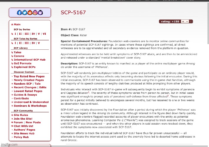 This is a real scp page fml | made w/ Imgflip meme maker