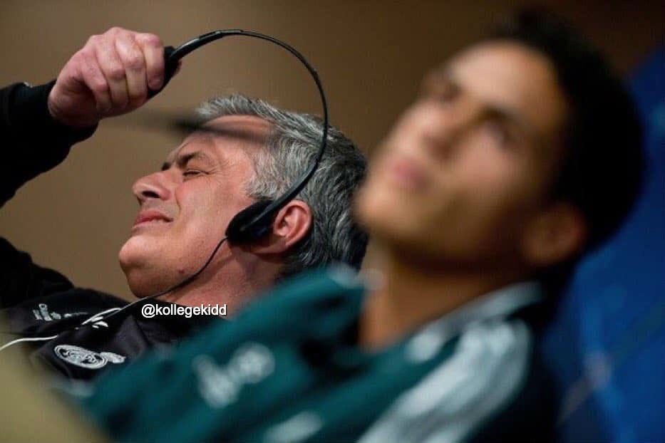European football coach removing headphones Blank Meme Template