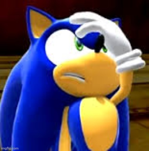 Sonic Facepalm | image tagged in sonic facepalm | made w/ Imgflip meme maker