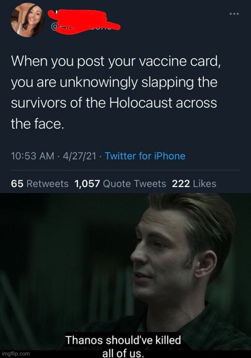 That’s not how that works | image tagged in thanos should've killed all of us | made w/ Imgflip meme maker