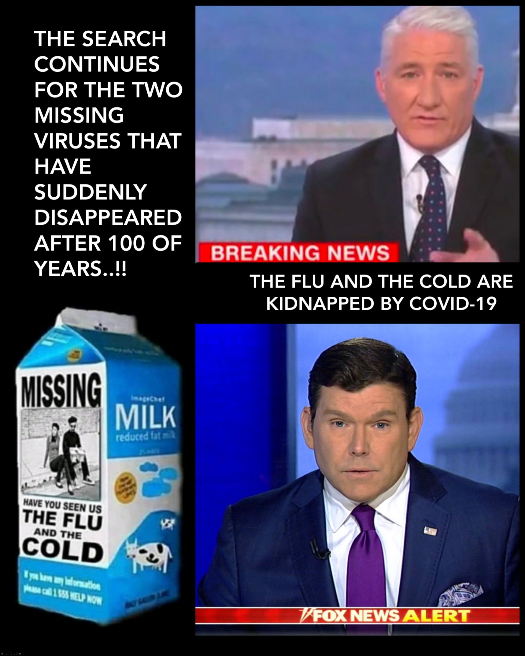 THE FLU AND THE COLD ARE KIDNAPPED BY COVID-19..!! | image tagged in kidnapping,flu,cold,covid-19,news,memes | made w/ Imgflip meme maker