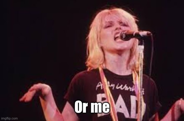 Blondie | Or me | image tagged in blondie | made w/ Imgflip meme maker