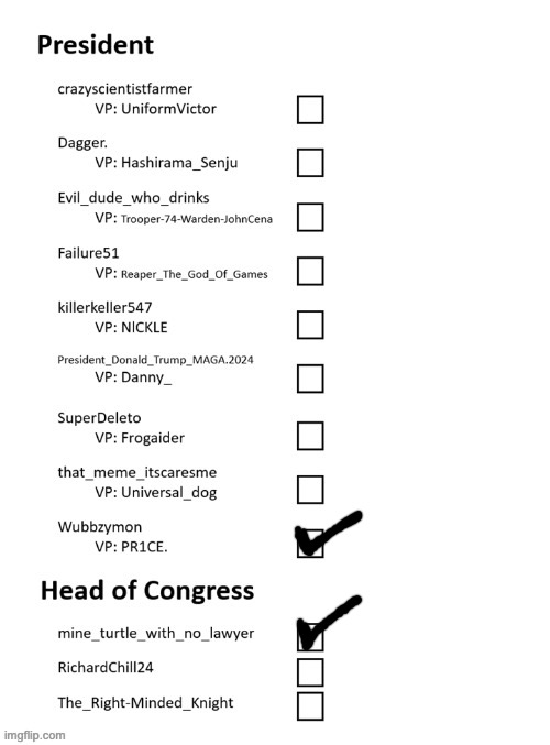 My vote | image tagged in voting | made w/ Imgflip meme maker