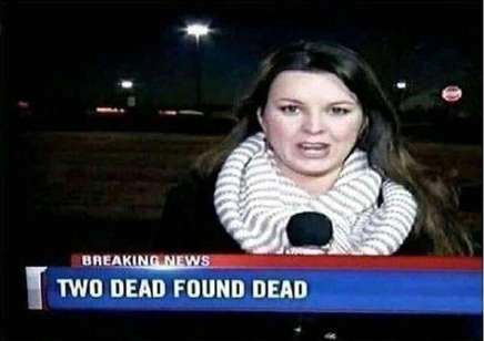 High Quality two dead found dead Blank Meme Template