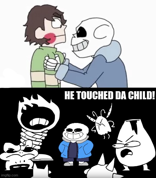 HE TOUCHED DA CHILD! | made w/ Imgflip meme maker