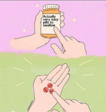 Very Easy Pills to Swallow Blank Meme Template