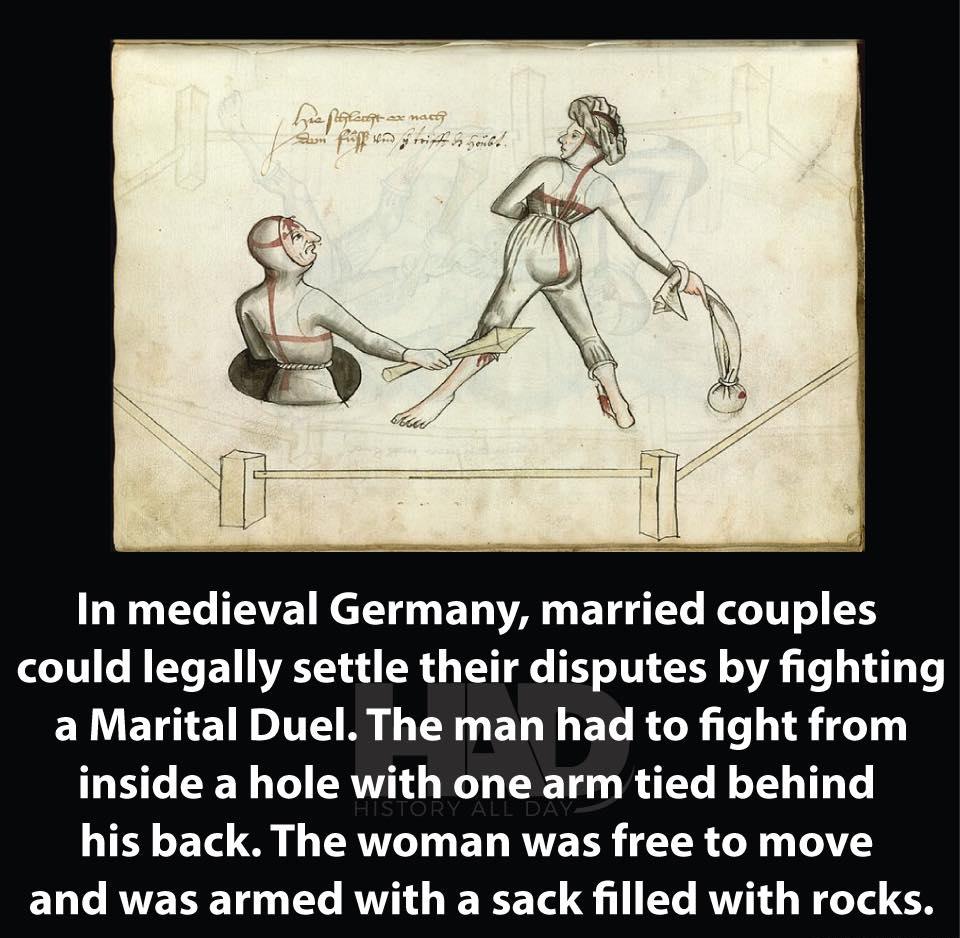 Medieval Germany Marital Duel Blank Meme Template