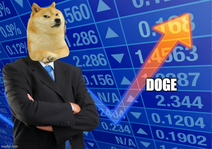 STONKS without STONKS | DOGE | image tagged in stonks without stonks | made w/ Imgflip meme maker