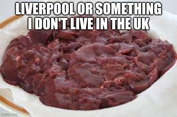 LIVERPOOL OR SOMETHING I DON'T LIVE IN THE UK | image tagged in memes,funny,funny memes,fun | made w/ Imgflip meme maker