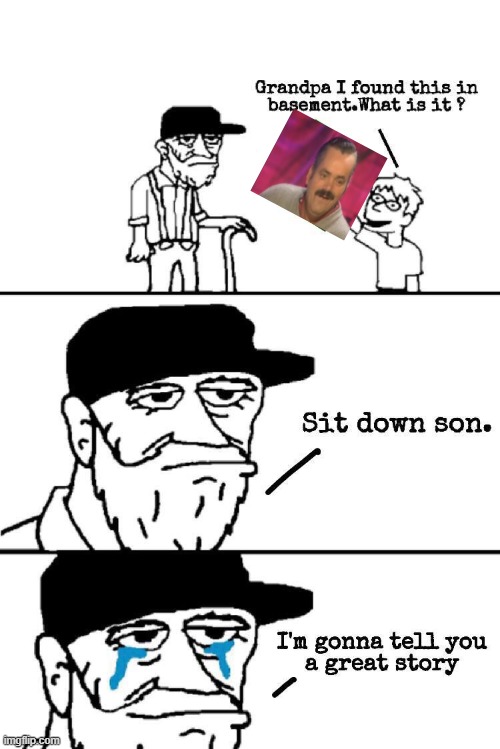 F in chat | image tagged in sit down son | made w/ Imgflip meme maker