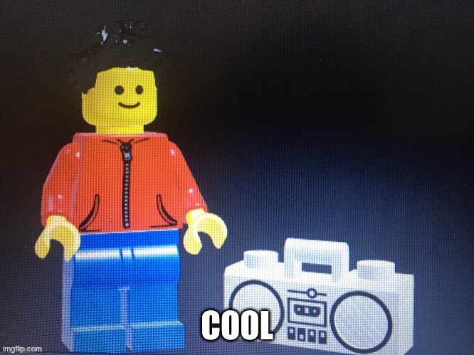 Winston with boom box | COOL | image tagged in winston with boom box | made w/ Imgflip meme maker