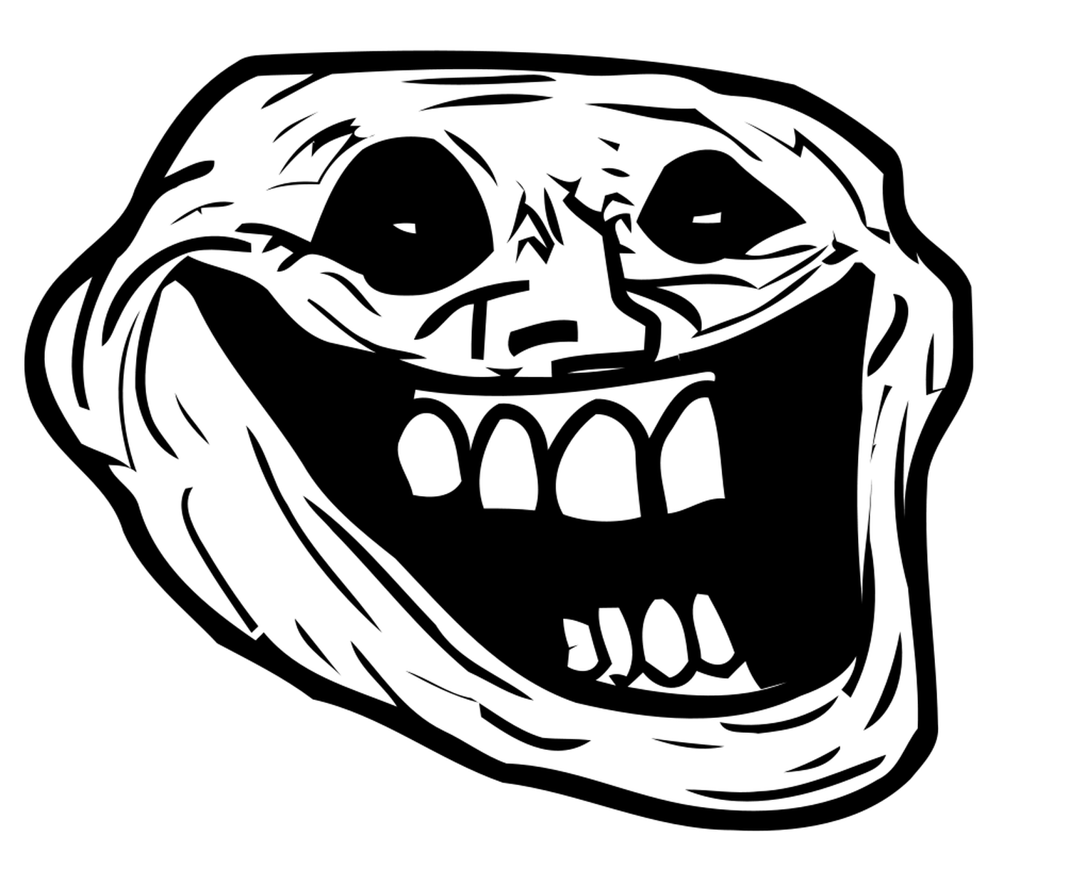 troll face png Blank Template - Imgflip