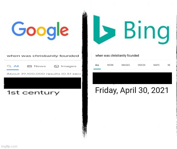Bing be like: | image tagged in google v bing | made w/ Imgflip meme maker