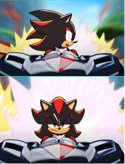 shadow about to get destroyed Blank Meme Template