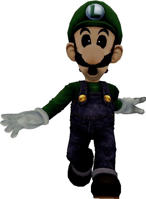 High Quality Creepy Luigi Blank Meme Template