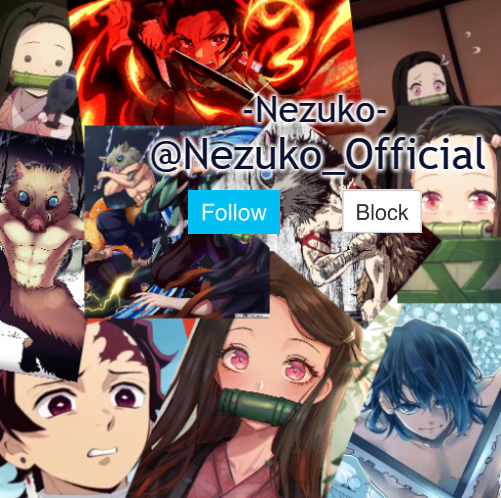 Nezuko_Official Nezuko, Inosuke, Tanjiro Temp Blank Meme Template