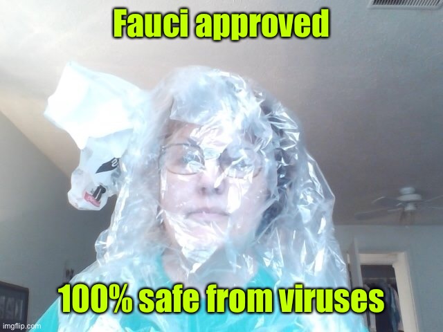 Fauci approved 100% safe from viruses | made w/ Imgflip meme maker