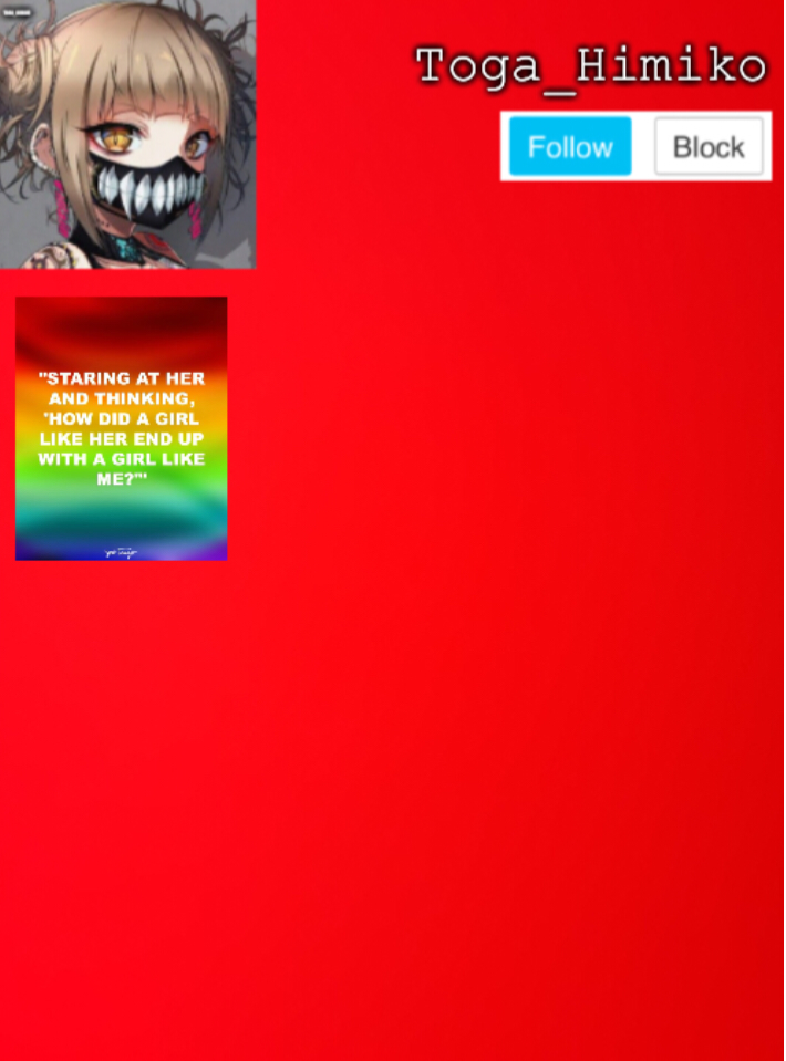 Toga_Himiko Announcement Template Blank Meme Template