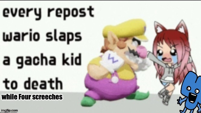 while Four screeches | made w/ Imgflip meme maker