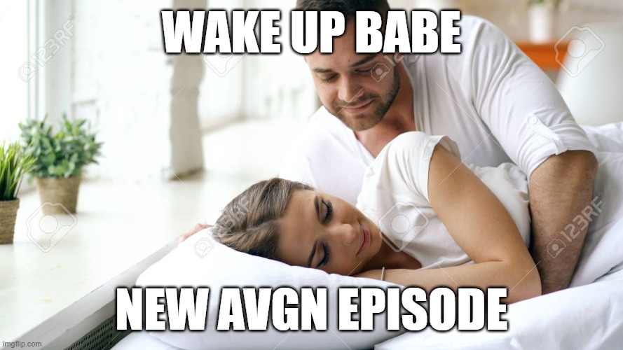 wake up babe new avgn episode | WAKE UP BABE; NEW AVGN EPISODE | image tagged in wake up babe,angry video game nerd,avgn | made w/ Imgflip meme maker