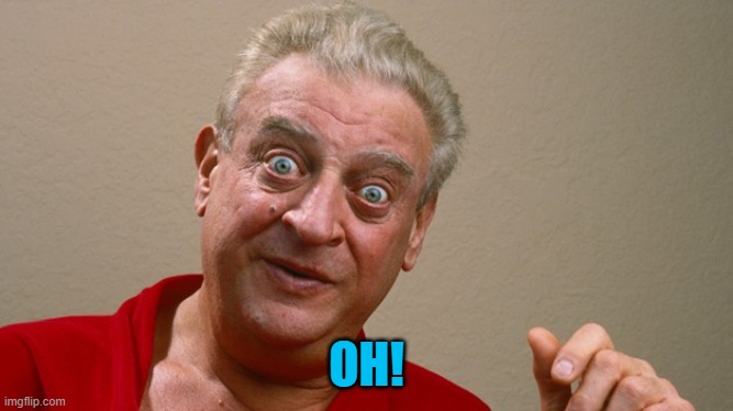 Rodney Dangerfield | OH! | image tagged in rodney dangerfield | made w/ Imgflip meme maker