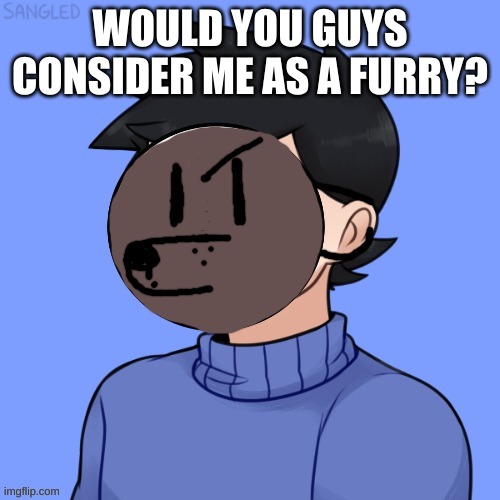 Human Pupper | WOULD YOU GUYS CONSIDER ME AS A FURRY? | image tagged in human pupper | made w/ Imgflip meme maker