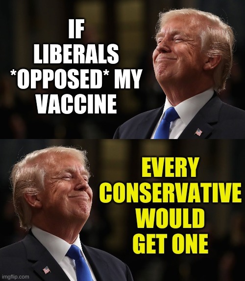 cutting nose off to spite face | image tagged in liberal vs conservative,antivax,covid-19,conservative hypocrisy,qanon,childish | made w/ Imgflip meme maker