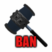 Roblox ban | BAN | image tagged in gifs,funny memes | made w/ Imgflip images-to-gif maker