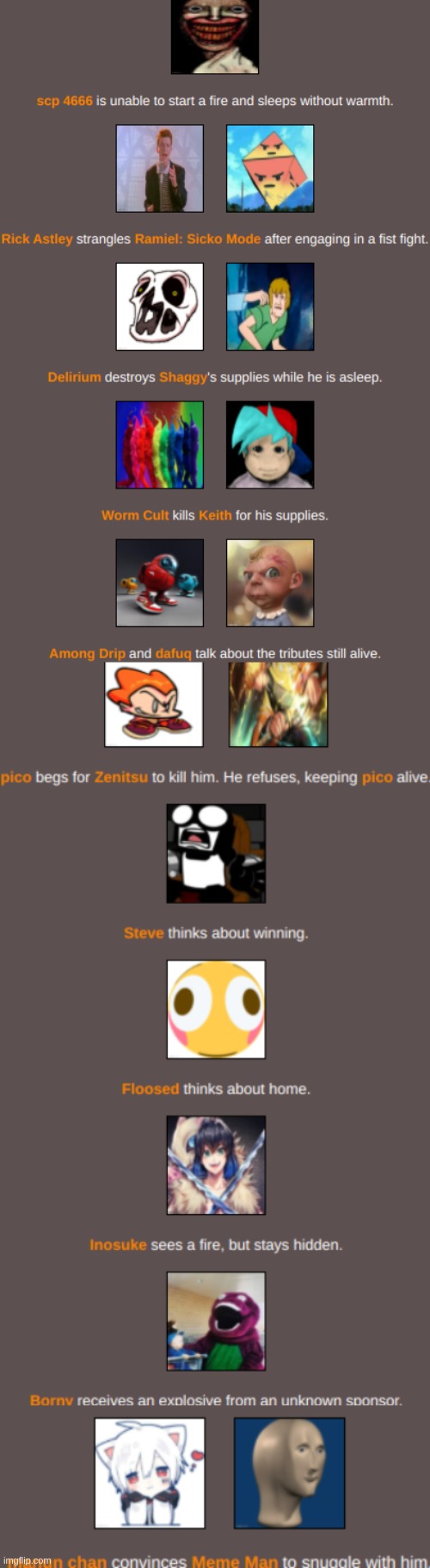 Night 1 (i gtg see ya later} | made w/ Imgflip meme maker