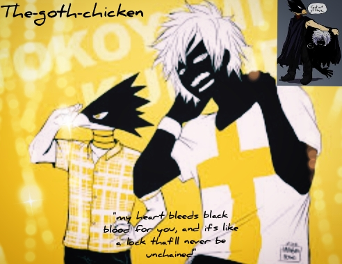 the-goth-chicken's announ. template 14 (made by Tot-the-killer) Blank Meme Template