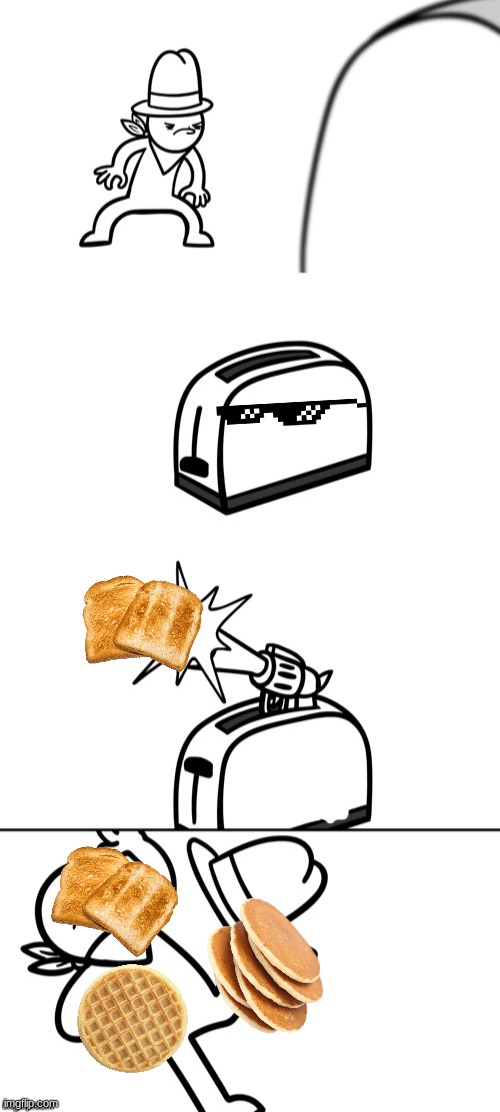 Toaster Gun | image tagged in toaster gun | made w/ Imgflip meme maker