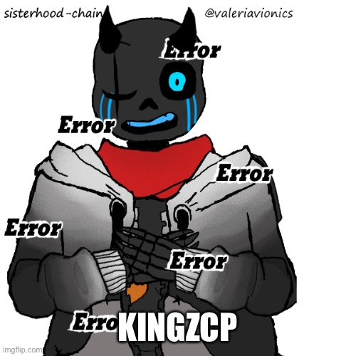 Hi I am new this is my Sans OC | KINGZCP | made w/ Imgflip meme maker