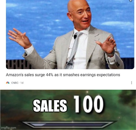 SALES | image tagged in level 100 | made w/ Imgflip meme maker