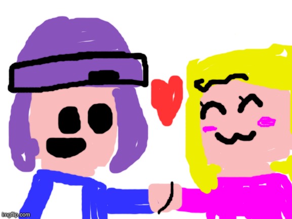 I just draw Bryce x Paula in lego cuss why not | image tagged in blank white template | made w/ Imgflip meme maker
