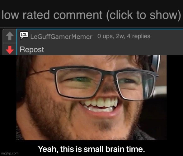 They ruined everything. Again. | image tagged in low rated comment dark mode version,yeah this is small brain time | made w/ Imgflip meme maker