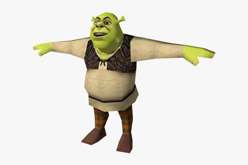 T pose shrek Blank Meme Template