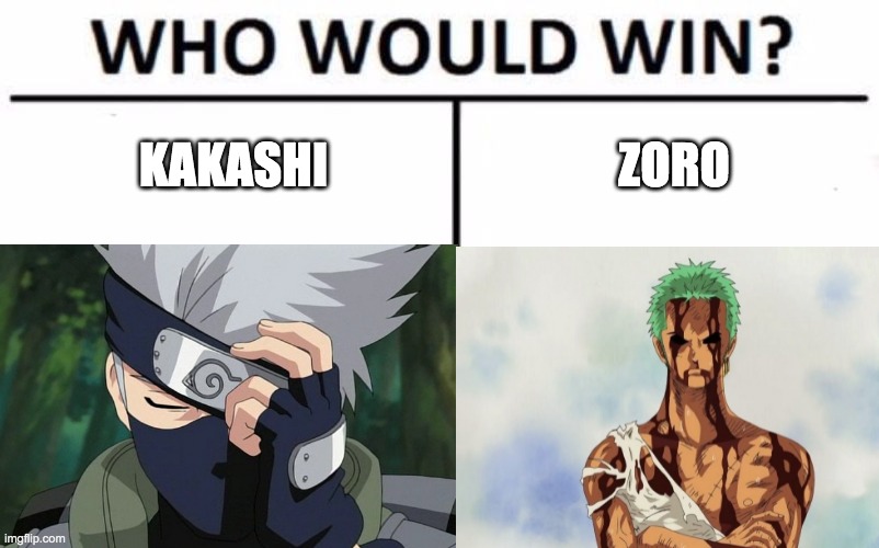 kakashi and zoro 