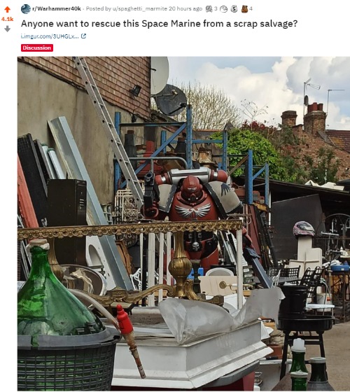 Anyone wanna help him? | image tagged in warhammer 40k | made w/ Imgflip meme maker