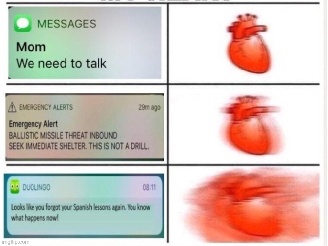 . | image tagged in heartbeat rate,memes | made w/ Imgflip meme maker