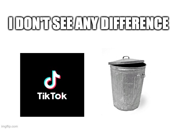 I dont see any difference | I DON'T SEE ANY DIFFERENCE | image tagged in blank white template | made w/ Imgflip meme maker